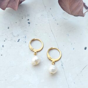 Shiny Pearl Earrings