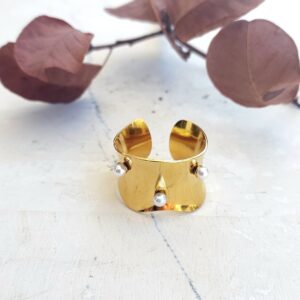 Pearl Ring Gold