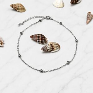 Vomos Silver  Anklet