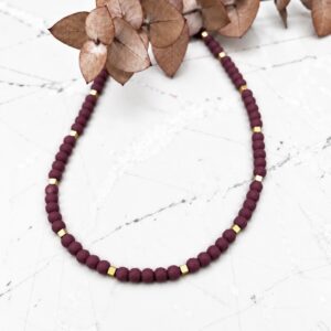 Aura Hematite Plum Purple