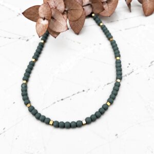Aura Hematite Forest Green
